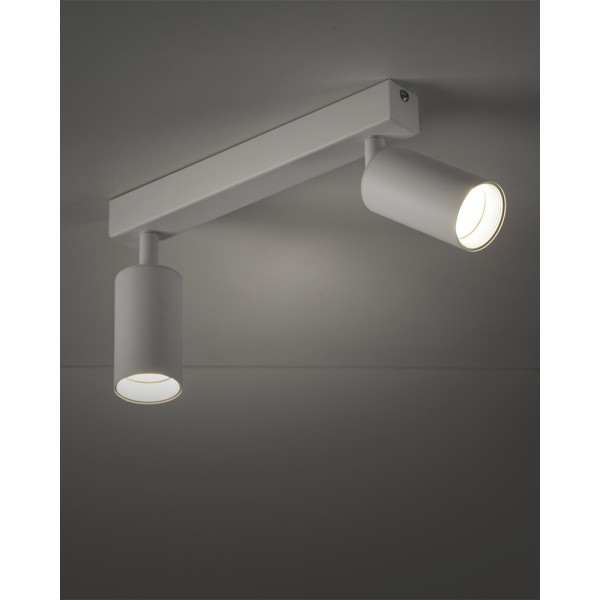 Світильник поворотний, спот TK Lighting 10795 Amis GU10 2x10W IP20 білий - фото №1