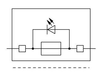 Клемма Wago 2002-1811/1000-541 TJS с коробкой для предохранителя и индикацией 15-30В - фото №2
