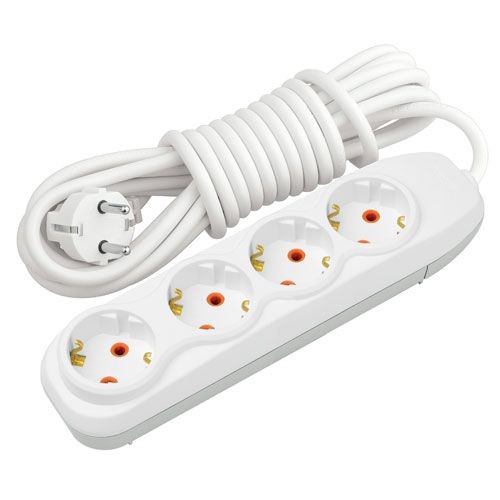 Подовжувач Nilson 4р 5м з заземленням ( 44130105 )