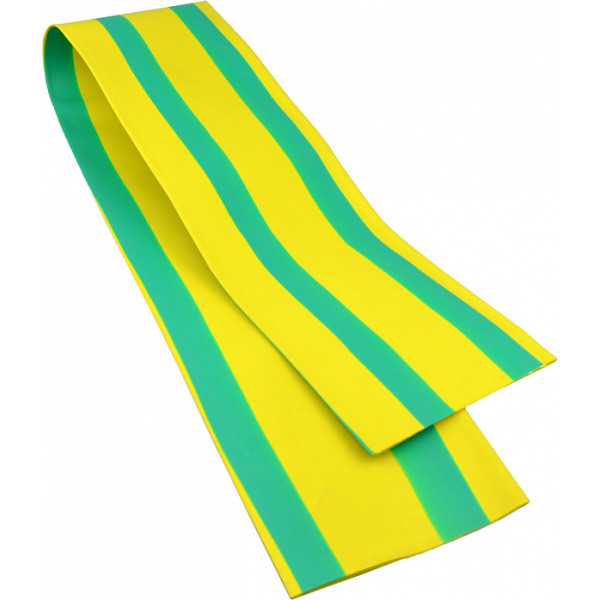 Термоусадочная трубка Аско-Укрем Ø90,0/45,0 желто-зеленая 1м (A0150040059)