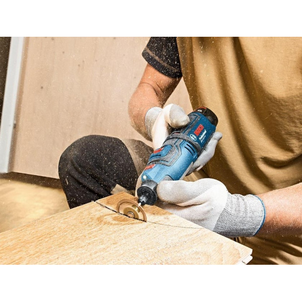 Прямая шлифовальная машина Bosch GRO 10,8 V-LI - фото №1