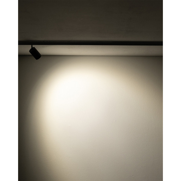 Магнитный трековый светильник Nowodvorski 11713 NANO-LVM Spot Zoom LED 1x2W 3000K 120Lm IP20 черный - фото №2