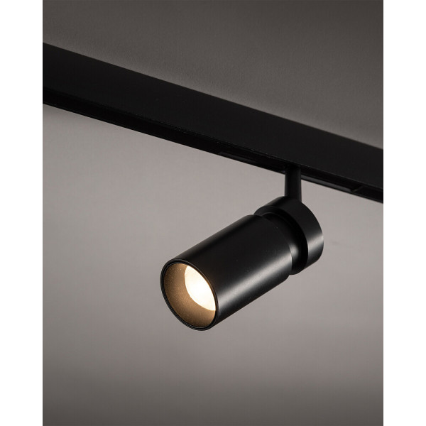 Магнитный трековый светильник Nowodvorski 11713 NANO-LVM Spot Zoom LED 1x2W 3000K 120Lm IP20 черный - фото №3