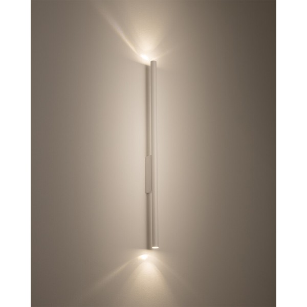 Бра, настінний світильник Nowodvorski 11813 Laser Wall L G9 2x10W IP20 білий - фото №1