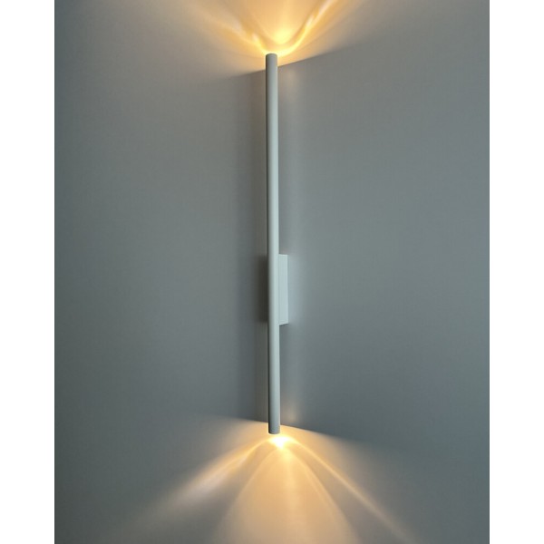 Бра, настінний світильник Nowodvorski 11813 Laser Wall L G9 2x10W IP20 білий - фото №2