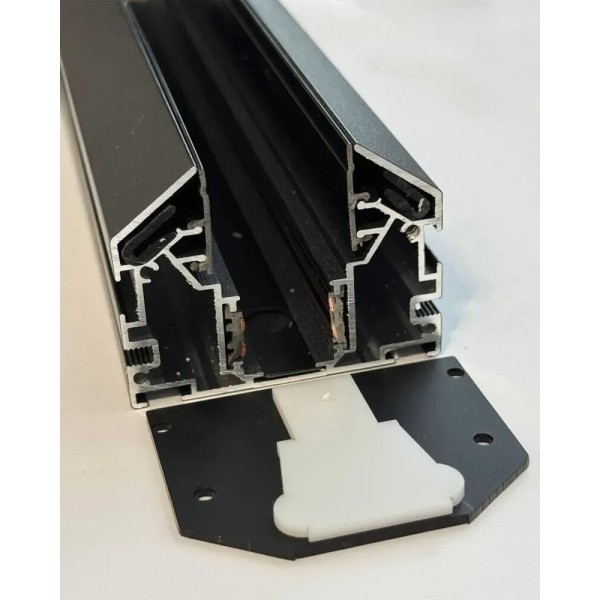 Магнітний трековий шинопровід Oledim 7771550 OL35 1м 48V для натяжної стелі (гарпун) - фото №2