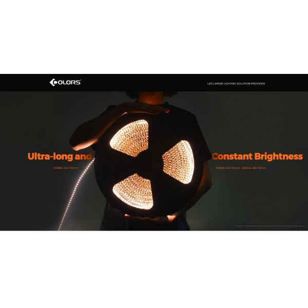 LED лента COLORS 120-2835-24V-IP67 8.7W 783Lm 4000K 20м (DS8120-24V-12mm-IP67-NW) - фото №2