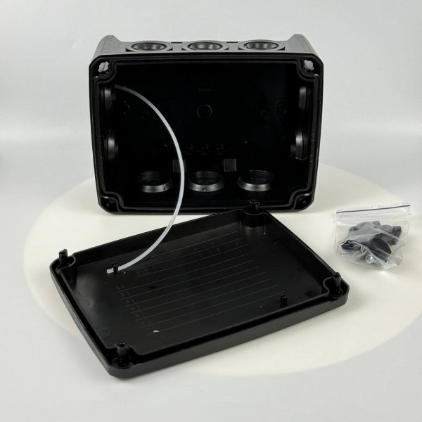 Коробка распределительная СКИМ K160B 163х123х68 черная IP66 ( B1102013 ) - фото №6