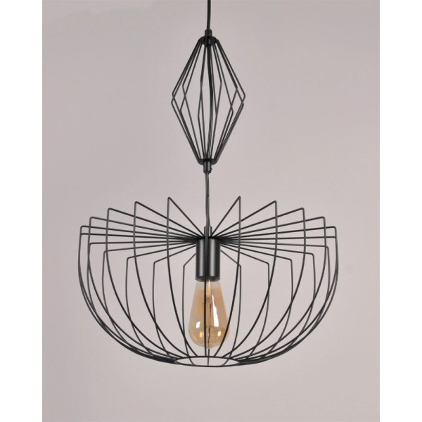 Подвесной светильник, люстра Goldlux 328380 Jasmina E27 1x20W IP20 черный - фото №3