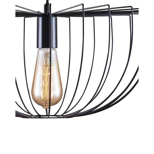 Подвесной светильник, люстра Goldlux 328380 Jasmina E27 1x20W IP20 черный - фото №4