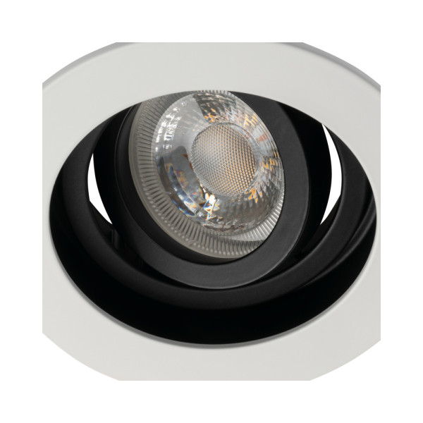 Кольцо точечного светильника Kanlux 38360 ARET 1x10W IP20 белое - фото №1