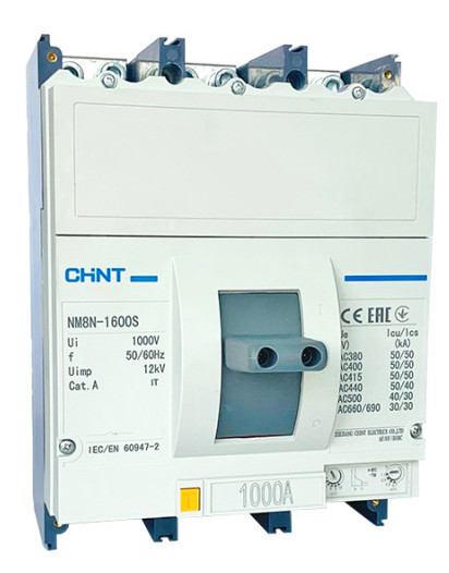 Корпусный автоматический выключатель Chint NM8N-1600S TM 1250 3P