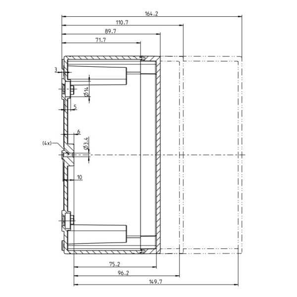 Коробка монтажная Spelsberg PS 1811-9-o (sp11040601) IP66 с гладкими стенками - фото №8