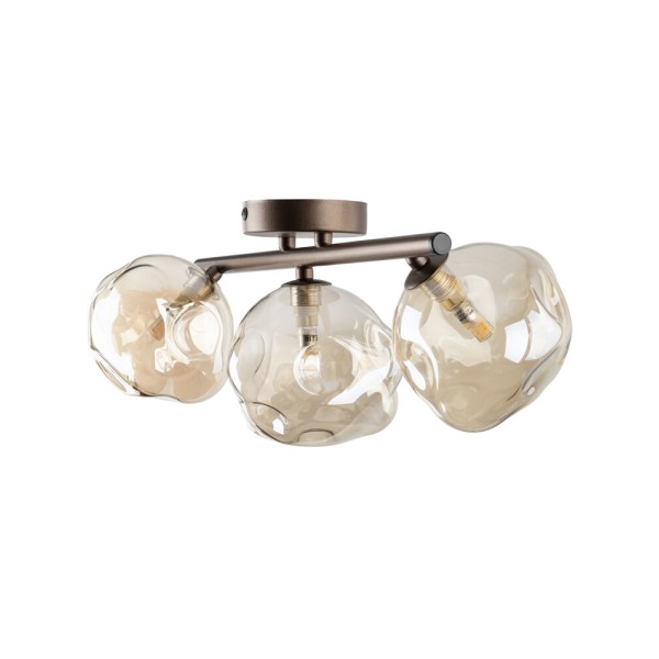 Люстра TK Lighting 11035 Lava G9 3x8W IP20 коричневый - фото №2