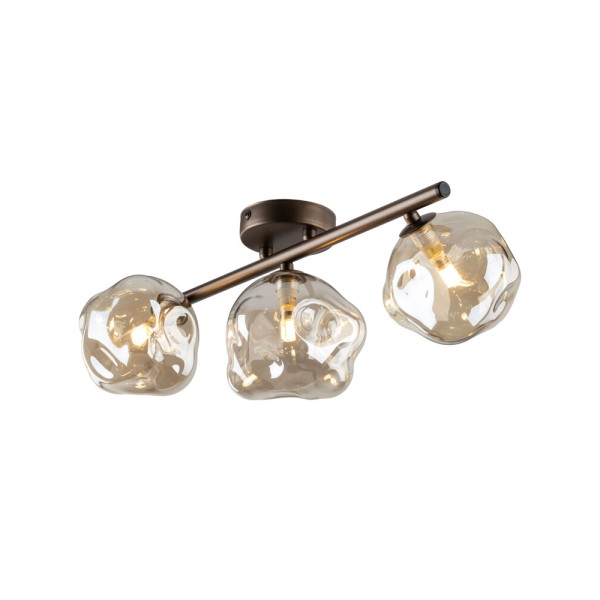 Люстра TK Lighting 11035 Lava G9 3x8W IP20 коричневый - фото №3