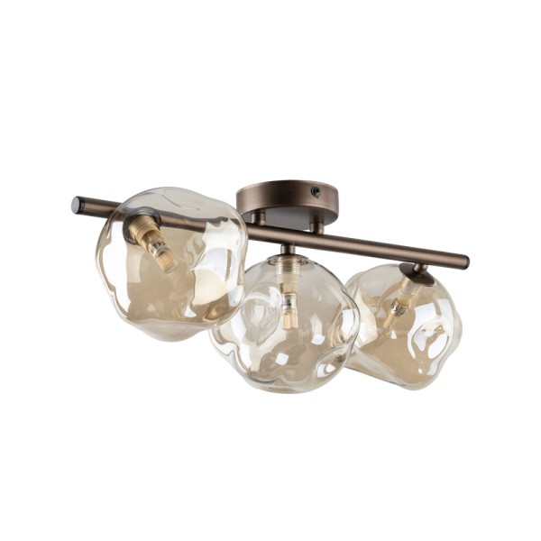 Люстра TK Lighting 11035 Lava G9 3x8W IP20 коричневый - фото №4