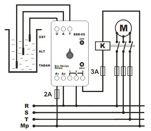 Реле контроля уровня жидкости Tense SSR-05 - фото №6