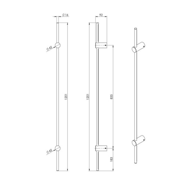 Бра, настінний світильник Pikart 37608-8 Lane 1200 LED 1x5W 4000K IP20 латунний - фото №2