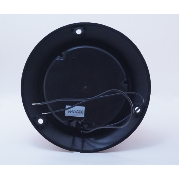 Красный многофункциональный проблесковый маяк Emas IT120R024 24В AC/DC Ø120мм - фото №2