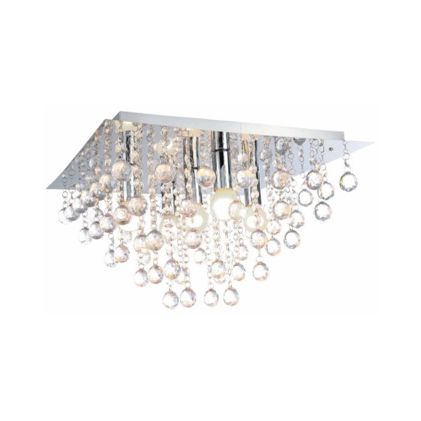 Люстра Reality 627805-06 Lancaster crystal E14 5x40W IP20 Хром