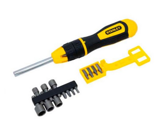 Набор бит Stanley STHT0-62574 Multibit с держателем с храповым механизмом (20шт)