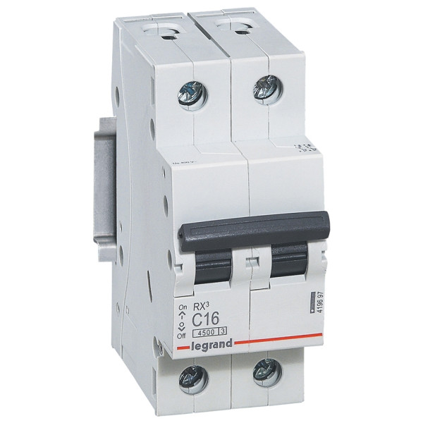 Автоматический выключатель RX³ 4,5кА 16А 2п C, Legrand