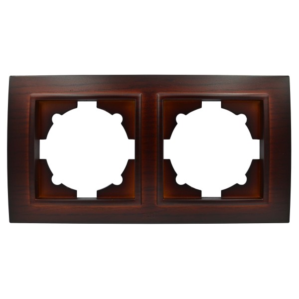 Рамка ELBI ZENA Woodline красное дерево 2-я ( 500-012900-226 )