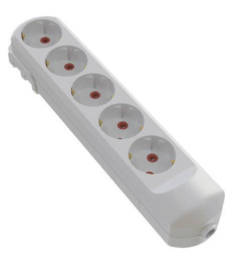 Колодка Neomax на 5 гнізд з заземленням (NX501500)