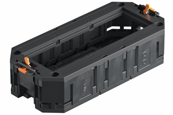 Супорт для підлогової коробки OBO Bettermann (7408723) UT3 під установку 3x modul45 L = 165мм для підлогової коробки