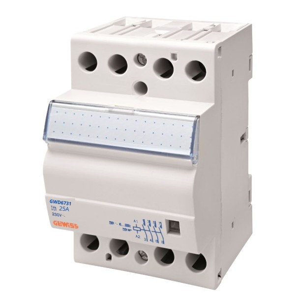 Модульний контактор GEWISS CTR 63A 2NO 230B 3M (GWD6731)