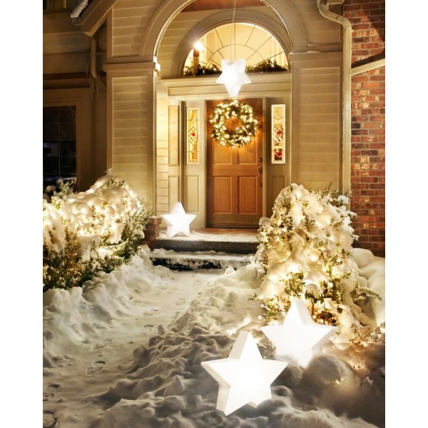 Вуличний світильник Nowodvorski 9426 Star E27 1x25W IP44 білий - фото №4