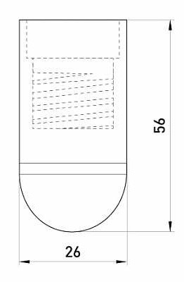 Пластиковый патрон E.Next s9100010 Е14 белый - фото №1