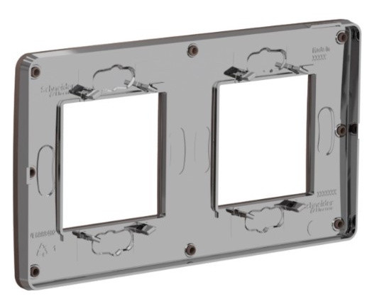 Двопостова рамка Schneider Electric NU280417 (шоколад/антрацит) - фото №2