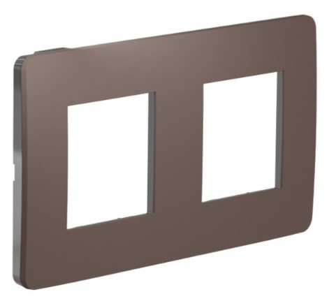 Двопостова рамка Schneider Electric NU280417 (шоколад/антрацит) - фото №4