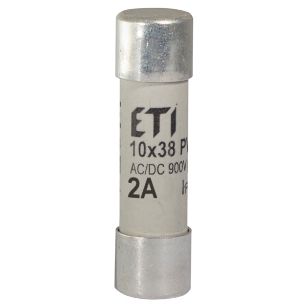 Запобіжник ETI 002625027 CH 10x38 gR-PV 2A 900V (50kA)