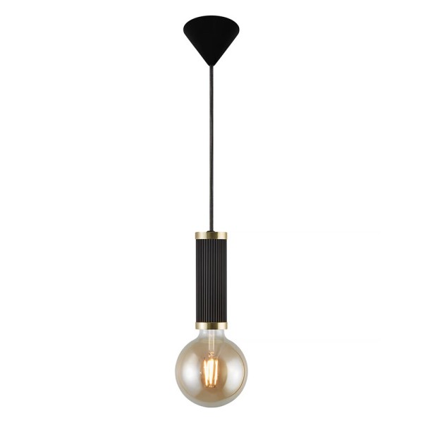 Підвісний світильник, люстра Nordlux 2011053003 Galloway E27 1x40W IP20 чорний