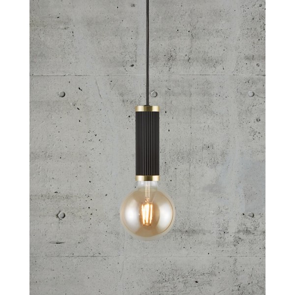 Підвісний світильник, люстра Nordlux 2011053003 Galloway E27 1x40W IP20 чорний - фото №2