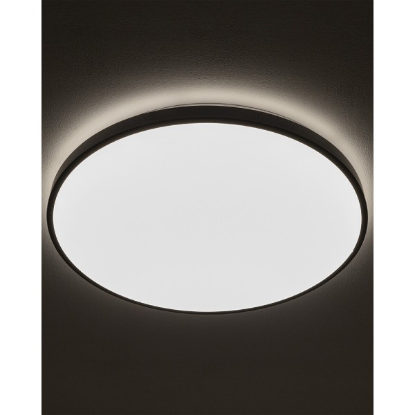 Світильник стельовий Nowodvorski 310975 Agnes Round LED Pro 1x64W 3000K 5600Lm IP44 чорний - фото №3