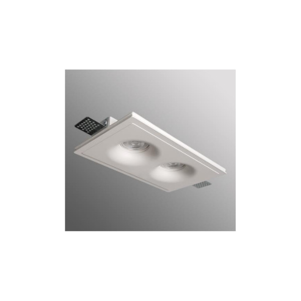 Гіпсовий точковий врізний світильник Agara 01206W СВ 0011