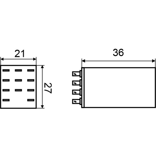 Проміжне реле Аско-Укрем МY3 DC 110В (A0090010021) - фото №2