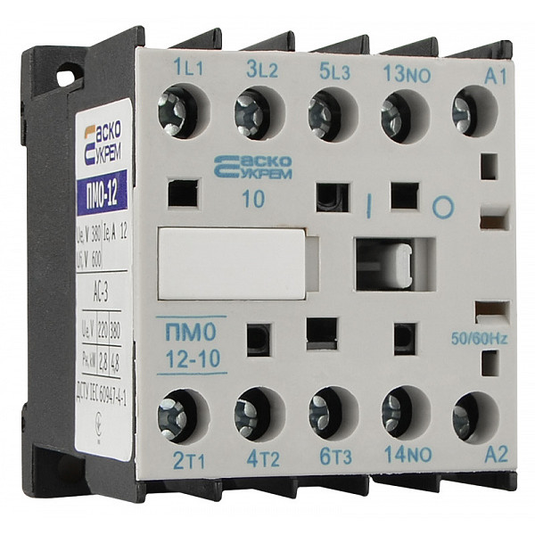 Мініконтактор Аско-Укрем ПМ 0-12-10 B7 24В LC1-K1210 (A0040010133) - фото №1