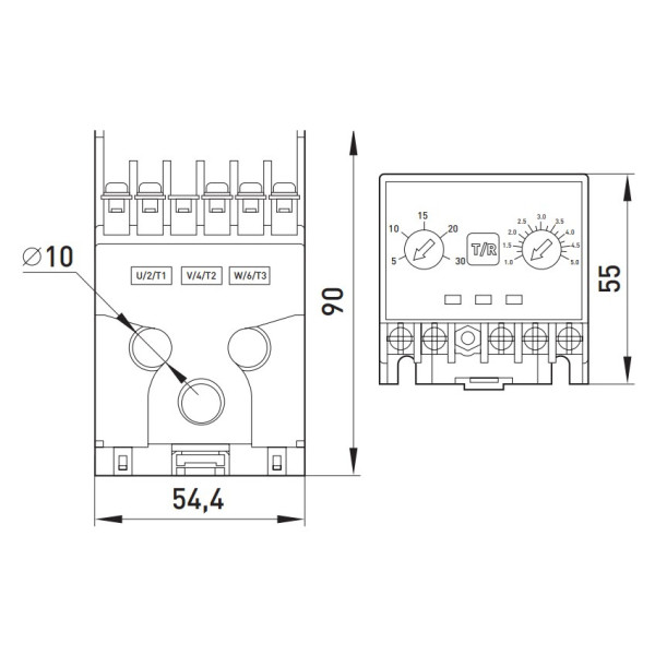 Реле захисту двигуна E.Next e.control.m04 1-5А (p0690018) - фото №1
