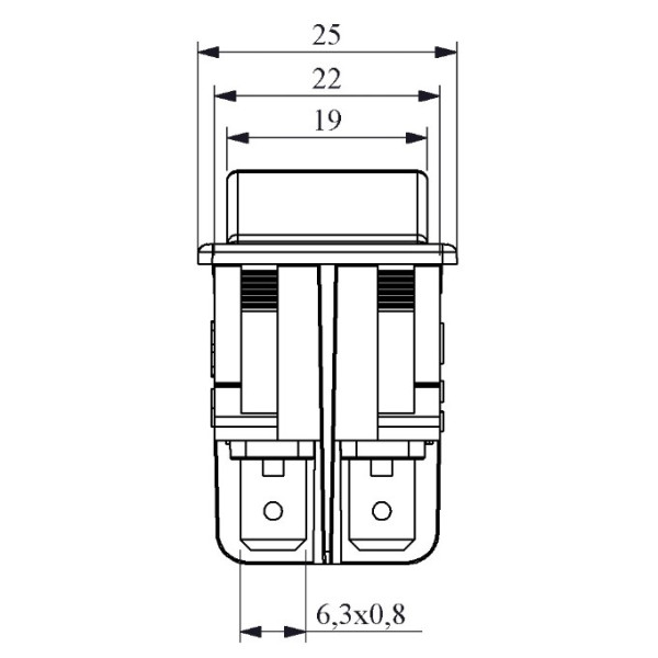 Перемикач (тумблер) EMAS A14S - фото №3