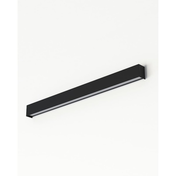 Бра, настенный светильник Nowodvorski 7594 Straight Wall LED T8LED 1x16W 3000K 2300Lm IP20 черный