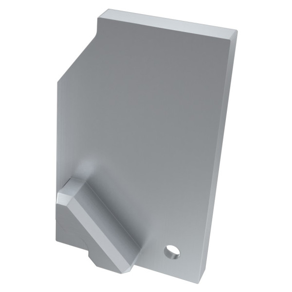 Заглушка Lumines для типа I10 без отверстия левая серебро - фото №1