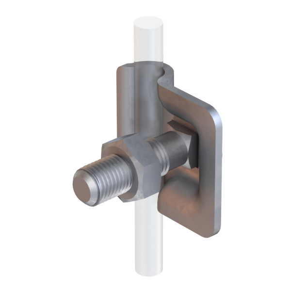 З'єднувач Leo Lightman дроту ø8-10мм до металевих конструкцій StZn (221011)