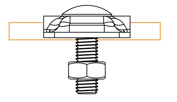 З'єднувач Leo Lightman дроту ø8-10мм до металевих конструкцій StZn (221011) - фото №1