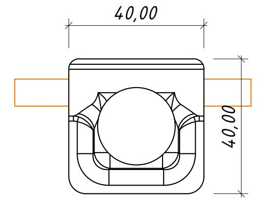 З'єднувач Leo Lightman дроту ø8-10мм до металевих конструкцій StZn (221011) - фото №3