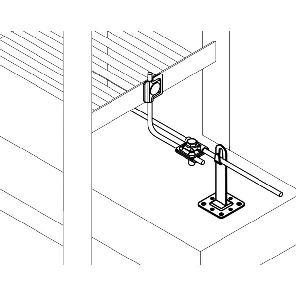 З'єднувач Leo Lightman дроту ø8-10мм до металевих конструкцій StZn (221011) - фото №4