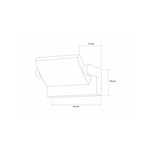 Бра MJ-Light MJ17004 Loki LED 1x21W 4000K IP54 - фото №2